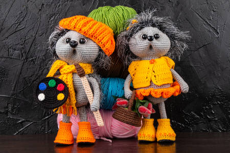 Gestricktes Spielzeug