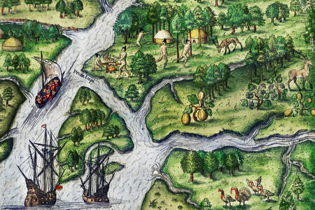 Theodore de Brie: "Port Royal, Etelä-Carolina"